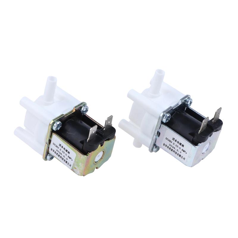 Electric Plastic Solenoid For Valve Dc12V 24V 36V 48V Ac110V 220V 1/4" Normal Closed Inlet Water Control Valve Controller Switch