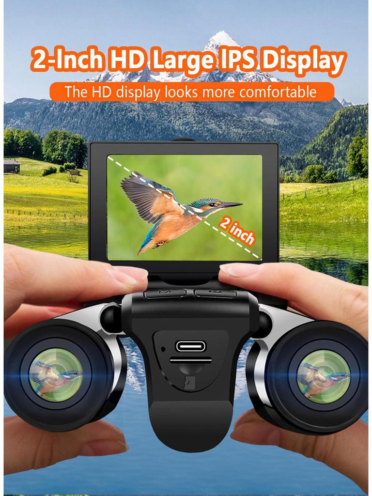 DT10 Starlight Night Vision Digital Binocular Telescope with High-Definition Recording & Photo Capabilities for Birdwatching and Outdoor Use