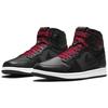 Air Jordan 1 Retro High OG Black Gym Red Unisex Sneakers Metallic-Silver 555088-060