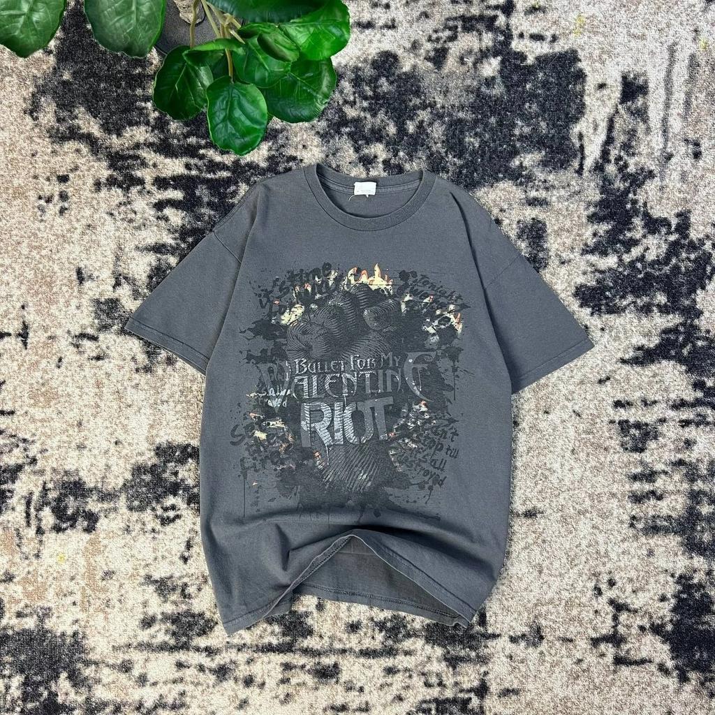 Футболка мужская детская Bullet For My Valentine Винтаж Y2K Рок-группа 1TS45 Графическая футболка группы