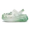 Crush Clog 811 Made of Xiaodie Zangchun Freshness Butterfly Hole Shoes Unisex Same Green and White