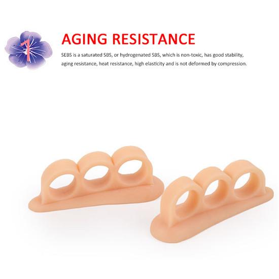 2 шт. силиконовый гель-молоток для выпрямления и корректора пальцев ног для скрюченных пальцев улучшает баланс, уменьшает дискомфорт