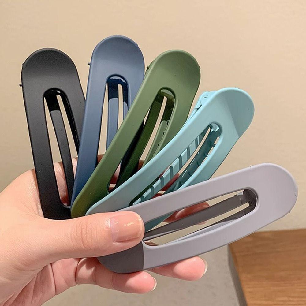 Headwear Flat Hair Clips Plastic Alligator Clips Durable Hair Claw for Women Girls