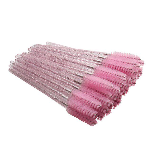 Одноразовые щеточки для ресниц и бровей 50 шт