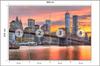 Photomural Lower Manhattan Skyline And Brooklyn Bridge Self-Adhesive Mural 368x254