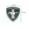 Metal Auto Side Sticker Decoration For Ford GT350 GT500 Shelby Cobra Spoiler SVT Mondeo Badge 5.8X6.4CM Emblem  w7 Accessories