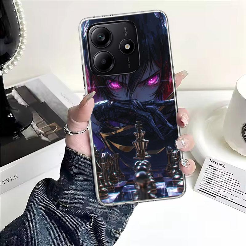 Мягкий чехол для телефона Code Geass для Xiaomi Redmi Note 15 14 14S 13 12 Pro Plus 12S 11 11S 11E 10 10S 11T 5G Fundas Coque Redmi