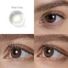 FreshGo Контактные линзы Natrual Color для глаз, косметика, серые контактные линзы для глаз, 1 пара цветных линз для ежегодных красавиц