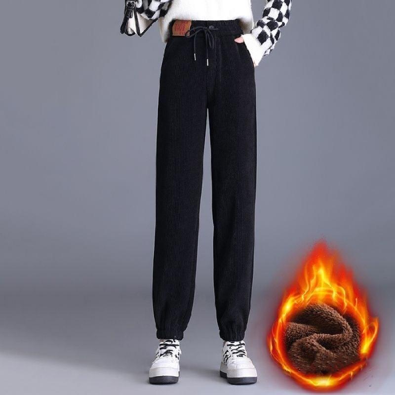 Супер толстые женские зимние плюшевые утолщенные теплые брюки свободные леггинсы повседневные спортивные брюки спортивные штаны женские джоггеры женские