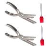 Rib Membrane Remover Stainless Steel Meat Trimmer Rib Membrane Stripping Tools