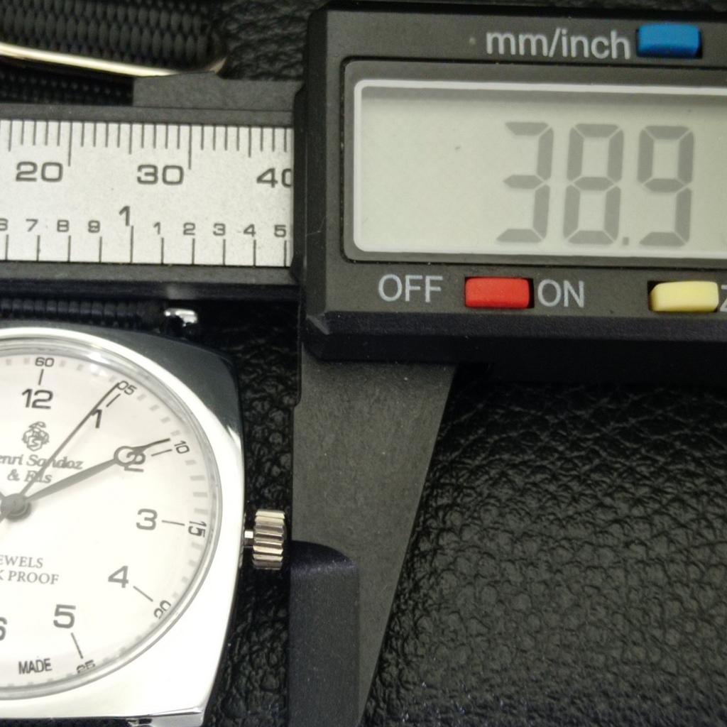 ВОССТАНОВЛЕННЫЕ ШВЕЙЦАРСКИЕ МУЖСКИЕ ЧАСЫ HENRI SANDOZ & FILS С БЕЛЫМ ЦИФЕРБЛАТОМ a431833-2 R108-a431833