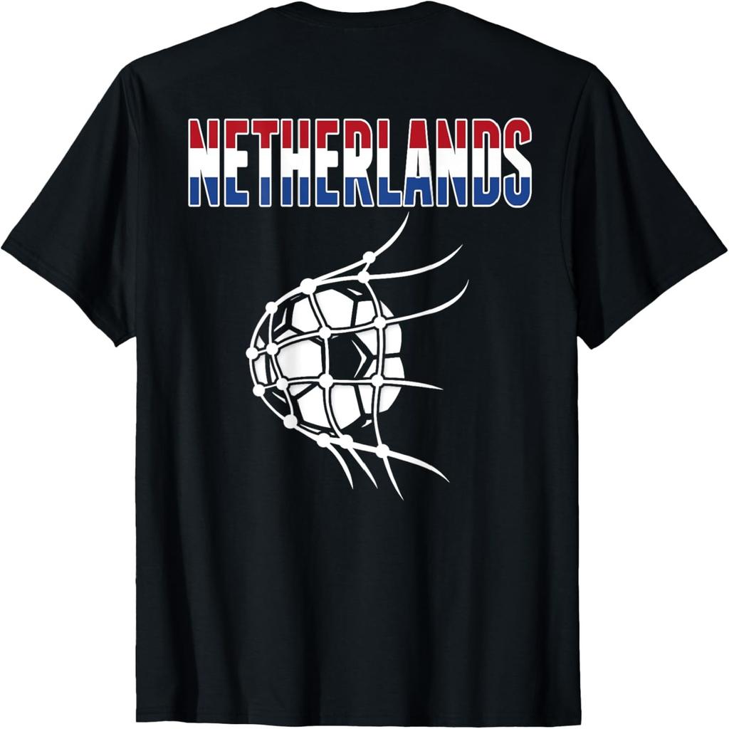 Netherlands Soccer Ball In Net - Support Dutch Football Team T-Shirt