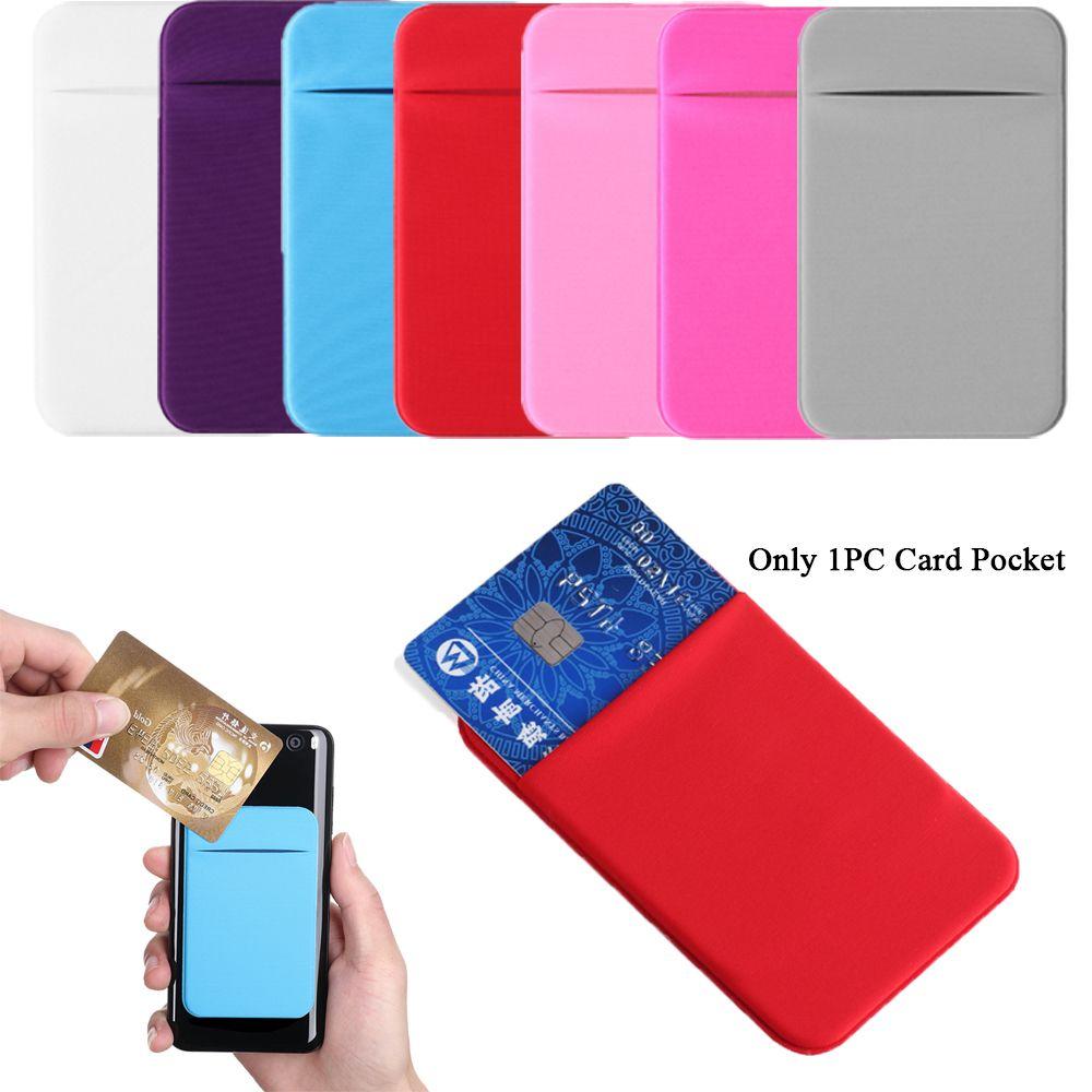 Universal Fit most Phone Adhesive Case Cell Phone WalletSticker Phone Card Holder Cellphone Pocket