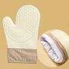 1 шт. термостойкие силиконовые прихватки, нескользящие стеганые кухонные перчатки для выпечки, приготовления пищи, гриля, использования в микроволновой печи и духовке