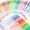 100/5Pcs Gel Pen Set 100 Colored Gel Pens for Coloring Books Drawing Doodle Crafts Scrapbooks Journaling Planner School Supplies