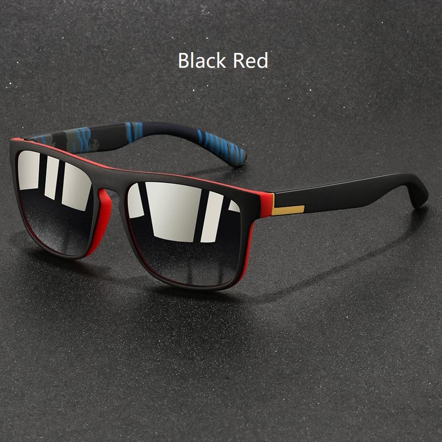 Fashion Vintage Square Sports Sunglasses Men Women Fishing Driving For Man Brand Designer Sun Glasses Anti-Glare UV400 Eyewear