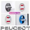 4Pcs Metal Car Door Lock Buckle Cover Protective Covers Hub Cap For VW GTI Polo Golf Passat B6 B7 B8 Tiguan Jetta T-ROC Taigo CC vhcp29
