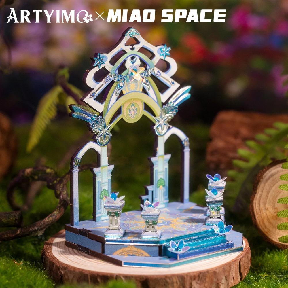 MU Artemis MIAO 3D Металлический Пазл DIY Набор для Сборки, Головоломка, Декор для Офиса, Подарок на День Рождения, Рождество, Хэллоуин, Коллекционный