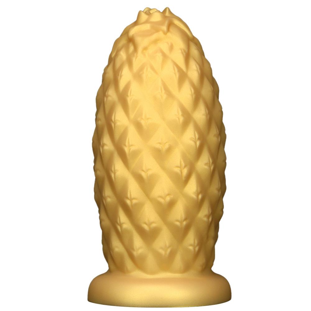 Золотой силиконовый гигантский дилдо, очень большой анальный фиксатор, принадлежности для фистинга, секс-игрушка для геев, большой член, реалистичный пенис, БДСМ, ремень на член