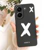 Для Xiaomi Poco X8 Pro / X8 Pro Max Чехол-брелок с первой буквой Удачи для Poco X8Pro X 8 Pro Max 5G Мягкие Силиконовые Чехлы Бамперы
