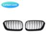 Car Front Bumper Grilles Kidney Racing Grill For BMW 1 Series F20 F21 LCI 120i 2015 2016 2017 2018Double Slat Replacement Grille