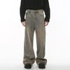 Men's Baggy Jeans Harbor Style Worn Out Loose Wide Leg Denim Pants Male Trousers