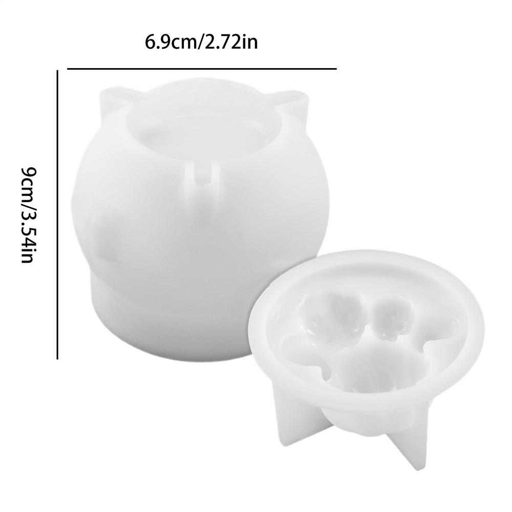 Halloween Silicone Mold Halloween Cauldron Statue Epoxy Resin Mold Reusable Easy Release Mould Crafting Supplies Resin Mold