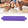Purple Embossing Roller Short Handle Pastry Cake Decorating Tool  Baking Supplies