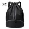 Sports Backpack Drawstring Gym Bag Soccer Basketball Organizer with Separate Shoe Compartment Large Capacity Waterproof Design