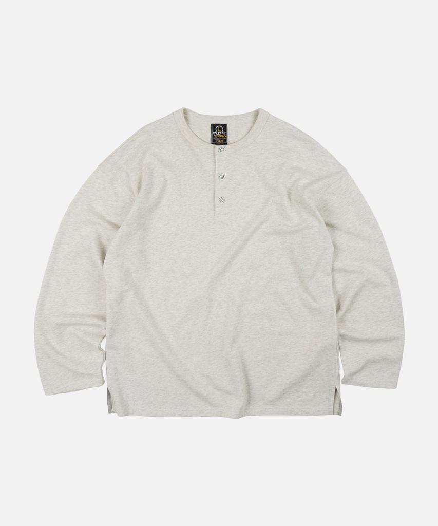 FRIZMWORKS 10S Однотонная футболка-henley _ Овсяный