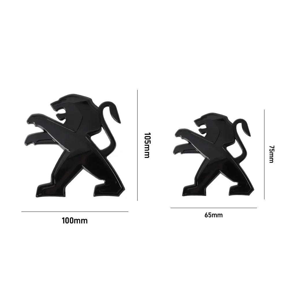 Автомобильная наклейка 2025 Горячая наклейка-декор на переднюю решетку, крышку багажника для Peugeot 206 207 208 306 308 406 407 408 107