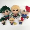 1pcs Anime My Hero Academia Izuku Midoriya Katsuki Bakugou Shouto Todoroki Plush Pendant Toy Soft Stuffed Dolls Gift