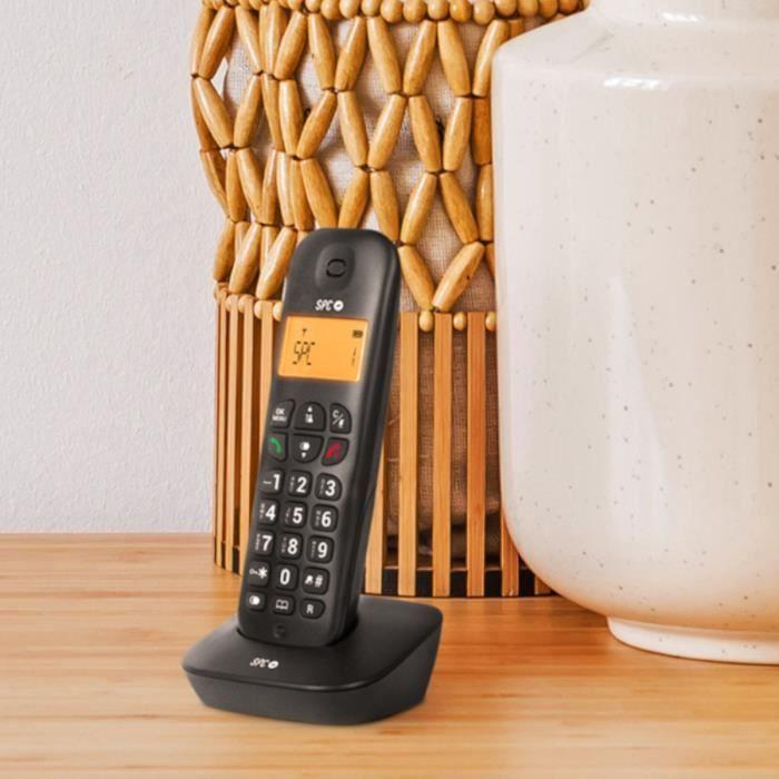 Téléphone sans fil - spc - air - écran rétro-éclairé - id d'appelant - mode mute