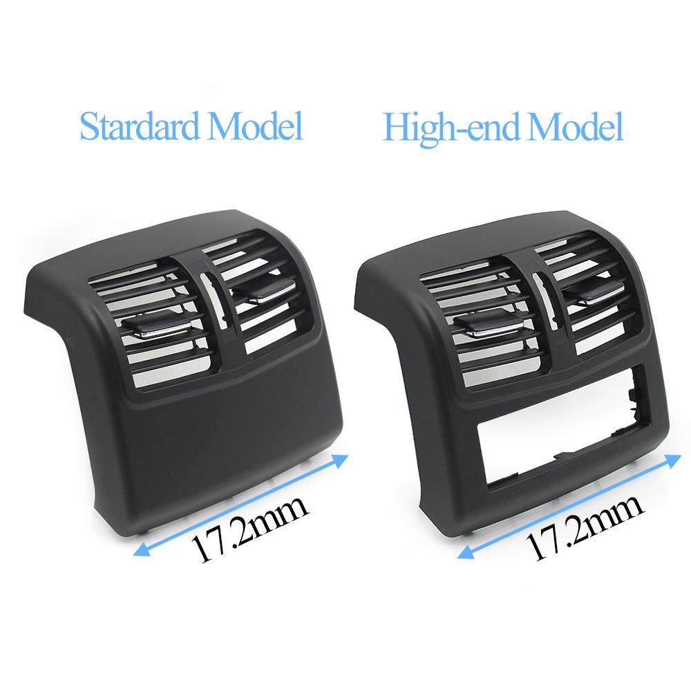 Rear Center Console Air Conditioning AC Vent Grille Outlet Frame Cover For Benz W212 E Class E260 E300 E320 E400 2012-2015