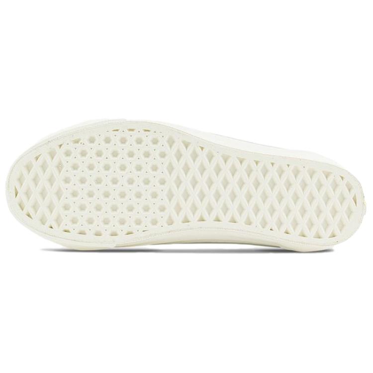 Vans Old Skool Reissue 136 Small Earth Round Toe Durable Breathable Low-Top Skate Shoes Unisex Sneakers White Green Pink VN000MT6BGK