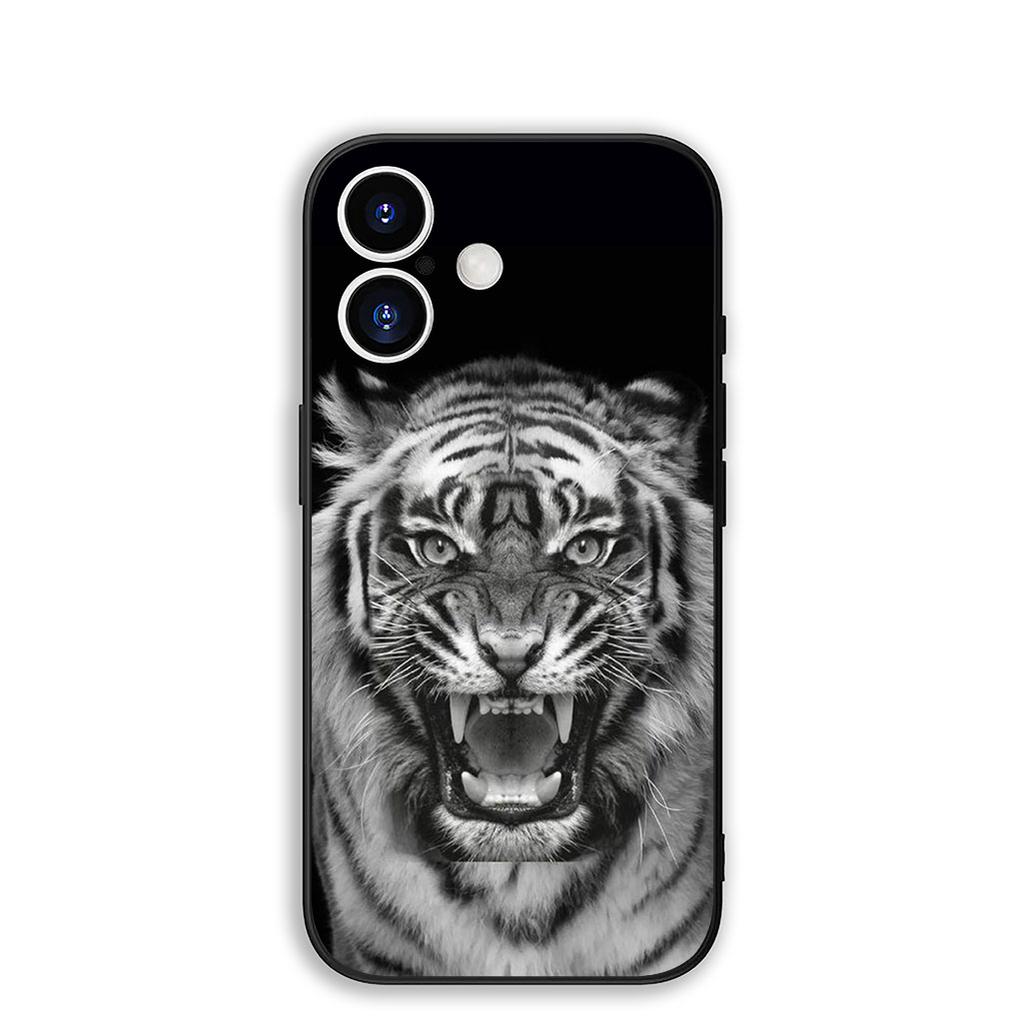 Чехол для OPPO A40 A80 A60 A38 A79 A15 A16 A17 A18 A58 A78 A57 A53 A40M 4G 5G Защитный чехол для телефона Тигр выслеживает Волк Искусство