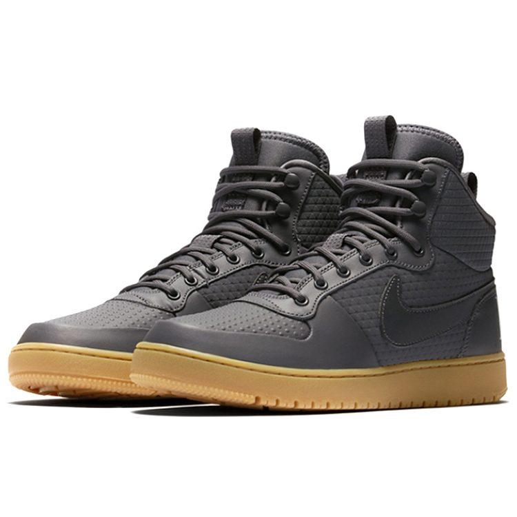 Nike Кроссовки Court Borough Mid Зимние Темно-серые AA0547-001