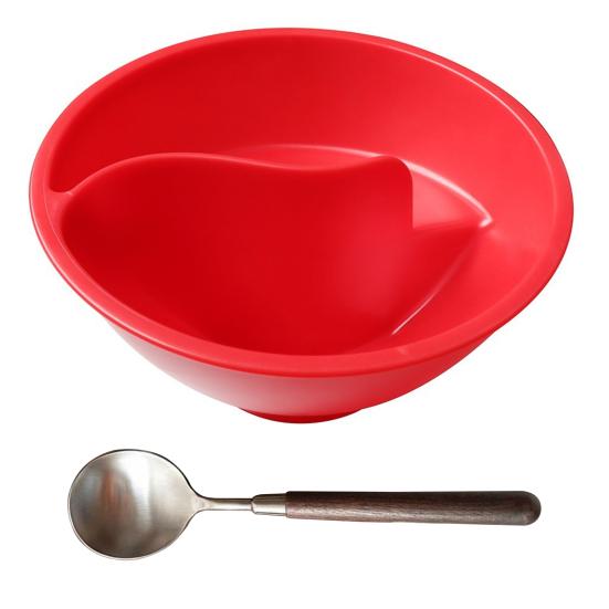 Чаша-сепаратор для хлопьев, влажная и сухая, спиральная, миска для хлопьев с ложкой, разделяющая молоко и хлопья, не допускающая размокания, хрустящие миски для закусок для взрослых и детей