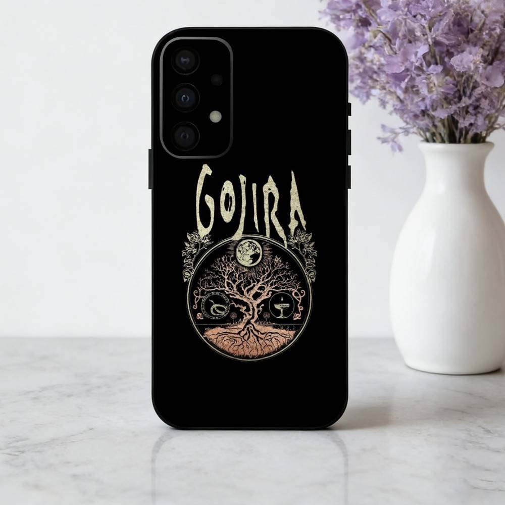 G-Gojira-A F-Fortitude-E Band Phone Case For Samsung Galaxy A73,A72,A71,A70,A53,A52,A51,Soft Silicone Black Cover