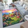 В главных ролях японский мультфильм ONE PIECE Манки Д. Ковер Luffy подходит для гостиной и спальни, коврики для прихожей, офиса, балкона, декоративный ковер V21