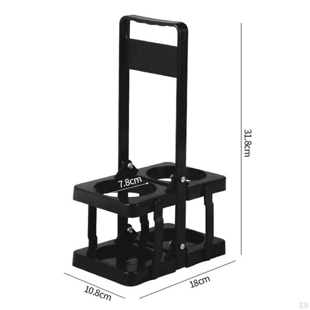 Портативная спортивная сумка для бутылок с водой, с ручкой, складной органайзер для хранения, подставка