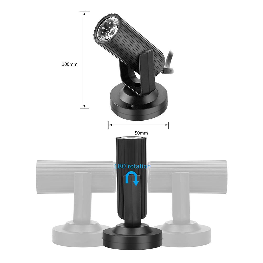 1 Вт светодиодный луч прожектора с эффектом сценического освещения для KTV DJ (белый)