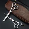 Professional JP 440c Steel 5.5 Inch Silver Hair Scissors Haircut Thinning Barber Tools Shears Hairdresser Scissors