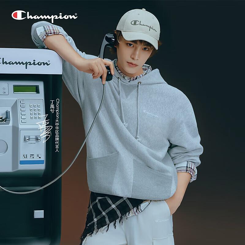 Champion Осенняя вязаная толстовка с капюшоном