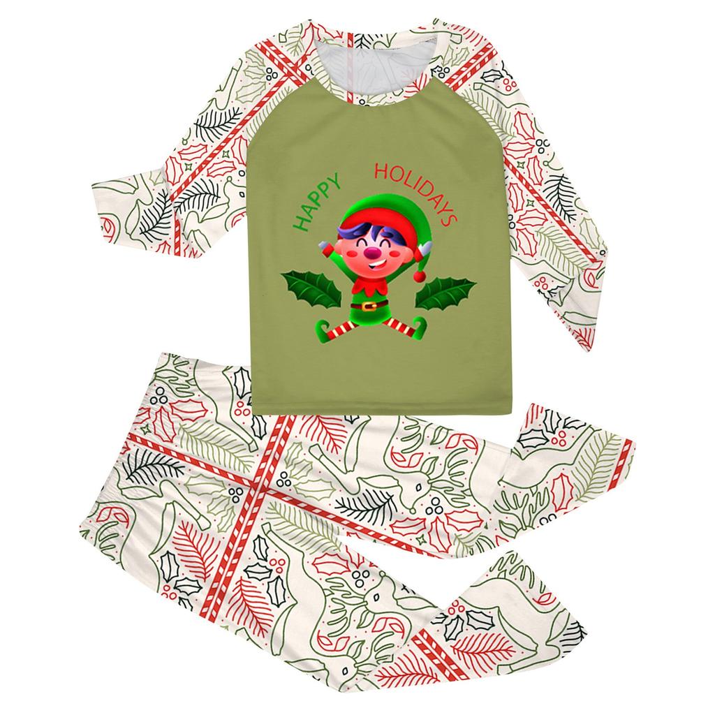 Рождественский комплект для семьи, родителей и детей, предметы интерьера, рождественская пижама, комплект из двух предметов