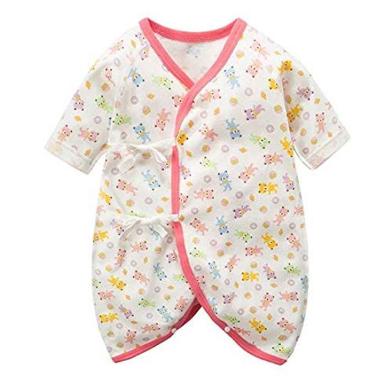 Litchii Guusii Комбинезон для новорожденного, хлопок, с длинным рукавом, милое розовое белье, набор из 6 предметов, майки, майки, 100% одежда,