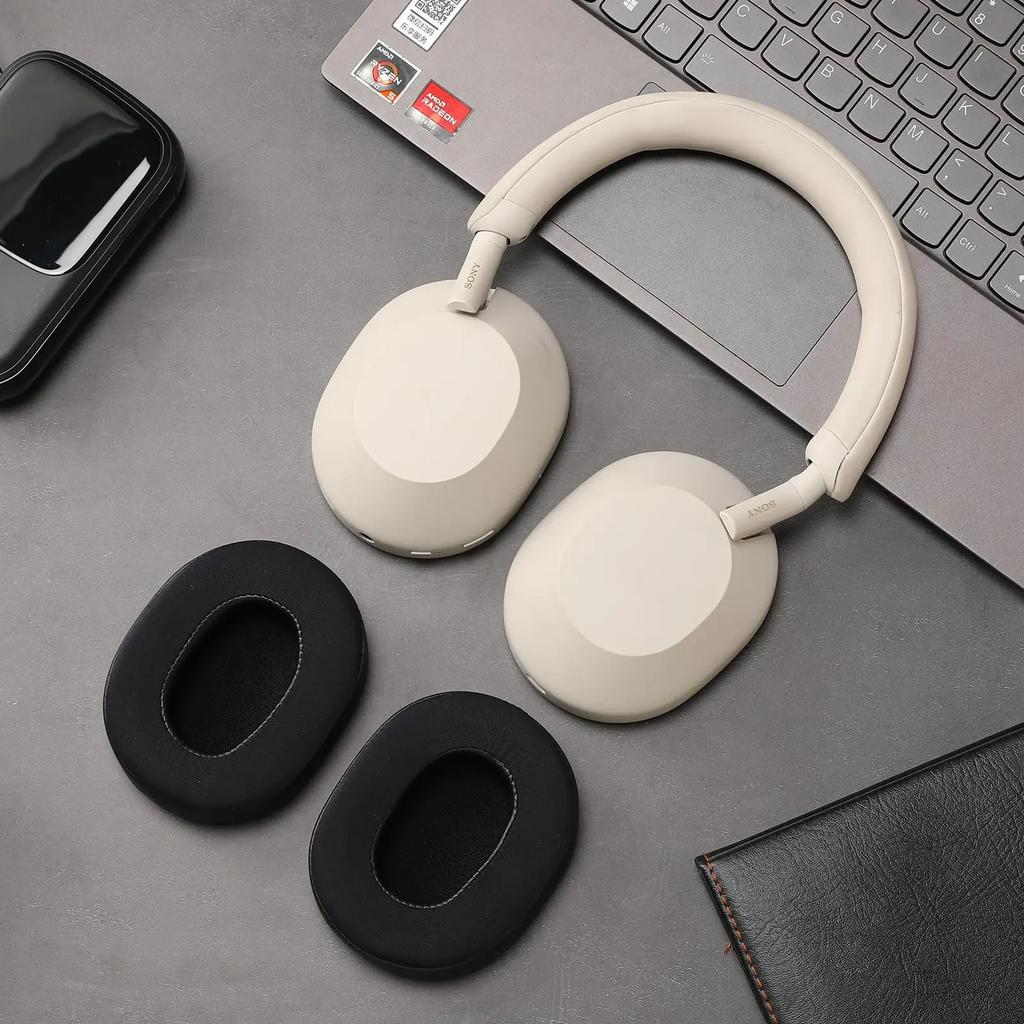 Сменные амбушюры для наушников с шумоподавлением Sony WH-1000XM5, амбушюры с мягким охлаждающим гелем