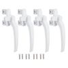 4PCS Window Handle Aluminum Alloy Window Handle Lock for Internal and External Sliding Door