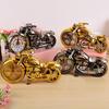 Creative Motorcycle Motorbike Pattern Alarm Clock Desk Clock Creative Home Birthday Gift Cool Clock Wheel Type Was Randomly