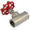 Шаровой клапан из нержавеющей стали 304, резьба BSP 1/2"-1-1/4", для систем горячего водоснабжения – Промышленный класс